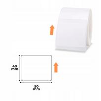 Lipdukai NIIMBOT, balti, 50x40 mm, 180 vnt., tinka B1, B21/B21 Pro, B3S