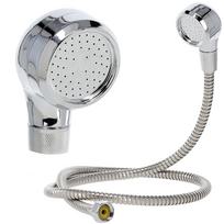 Shower head for a hairdressing and barber wash station with a hose