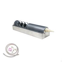 Vištidės girdykla su plūdės mechanizmu Automatinis girdymo lovelis Nerūdijantis plienas 40CM with Divider Lid