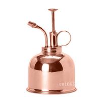 Vintage Brass Watering Can Stainless Steel Water Bottle True Sprinkling Garden Plants Tool Bonsai Spray Succulent Flower Can beige