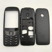 Pilnas korpusas Nokia 6310 4G dviejų SIM kortelių korpusas baterijos dangtelis korpuso dėklas angliškas klaviatūros keitimas juoda