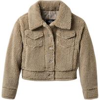 UGG Velvet Jackets Women's Pebble Gray Lapel Moderate 1171459-CBBLG XS pilka spalva