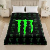 Monster Energy spausdinimo flanelinis pledas Jaukus šiltas pliušinis pledas lovai, sofai, kušetei, vidaus buitinėms reikmėms 180x230cm