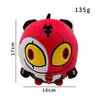 New Helluva Boss Plush Toy Anime Blitzo Stickie Stolas Tex Fizzarolli Cartoon Peluche Doll Soft Stuffed Fans Friend Present red