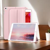 For iPad Mini 5 / Mini 4 3 2 1 7.9 inch, Soft Silicone Shell Trifold Stand Folio Smart Case for iPad Mini 5 4 3 2 1 iPad mini 4 7.9-inch rožinė