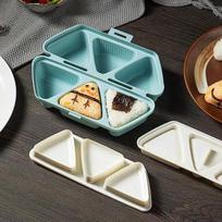 Creative Triangle Sushi Mold Press Triangle Rice Ball Makers Reusable Triangle Onigiris Mould Bento Diy Accessories Making Kits mėlyna