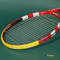 Tennis Racket Head Protection Sticker Tear-proof PU Tape Reduce Friction Impact for Tennis Club Training Competitions geltona