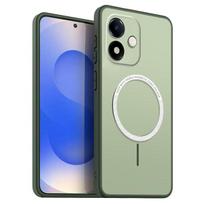 Matinis Pusiau Skaidrus Magnetinis Telefono dėklas Xiaomi Redmi Note 17 5G 17 4G Minkštas TPU Dangtelis Redmi Note 17 5G blue