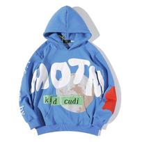 Kids Children's Kanye West Motm Kid Cudi 3D Print Hoodie Oversize Couple Streetwear Casual Sweatshirt Men Women Loose Y2k Hoody 110 gray