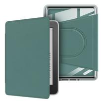 Reguliuojamas magnetinis dėklas Kindle Paperwhite 12 kartos 2024 m. 7 colių Colorsoft SA568B tamsiai žalia spalva