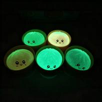 Berniukams Mergaitėms Šviečiantis Koldūnas Squishy Lėtai Atsistatantis Naktį Šviečiantis Squishy Koldūnas Mielas Minkštas Spaudomas Sensorinis Fidget Kamuoliukas Suaugusiems green