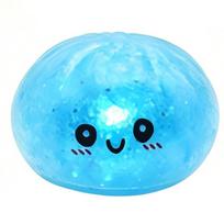 Mini kukulio spaudžiamas kukulio minkštukas Mielas spalvingas bandelės žaislas Lėtai keliantis Streso mažinimo Fidget žaislas Vaikams Suaugusiems Nerimo mažinimo blue