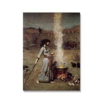 John William Waterhouse Vintage Wall Art Plakatas Magiškas apskritimas, raganos drobės tapybos spaudinys Jason ir Medea paveikslėlis namų dekoravimui be rėmelio 60*100cm