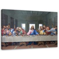 Drobės atspaudas, Paskutinė vakarienė 90x60 įvairiaspalvis