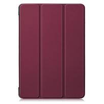 Skirtas iPad 7 8 9 10 dėklo stovui Smart Hard PC odinis dangtelis Funda for iPad 10 2 10 9 Case Funda for iPad 8 9 10th Generacion Cover iPad10 10.9" 2022 vyno raudonos spalvos