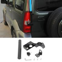 Galinio dangčio vėliavos stiebo antenos laikiklio stovas, tinkantis Suzuki Jimny 2007-2017 metaliniams automobilių priedams juodos spalvos Choice 3 gray