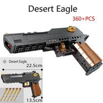 353+VNT KAZI 88001 karinis Antrojo pasaulinio karo beretta 92 pistoletas berniukas, surinktas statybiniai blokai snaiperio šautuvo kulkos modelis Aukštųjų technologijų žaislas, dovana