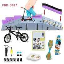 Finger Bike Pirštų riedlentės vieta Scene Alloy riedlentės paspirtuko žaislas gray
