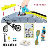 Finger Bike Pirštų riedlentės vieta Scene Alloy riedlentės paspirtuko žaislas gray