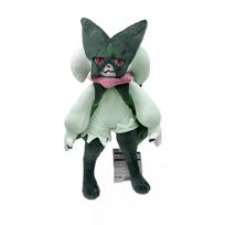 Nauja Leaf Cat Evolution Doll Pokemon pliušiniai žaislai Sprigito Floragato Evolution Meowscarada pliušinė lėlė vaikiška žaislinė atostogų dovana gray
