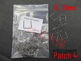 Plastic Bumper Repair and Welding Kit Flat angle 0.8mm, 100 pieces