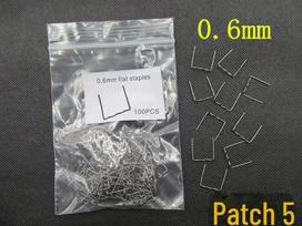 Plastic Bumper Repair and Welding Kit Flat angle 0.6mm, 100 pieces