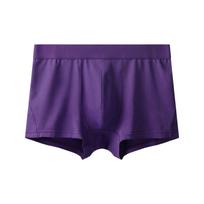 17 spalvų vyriški apatiniai medvilniniai bokseriai, kelnaitės, bokseršortai, kvėpuojantys apatiniai M L XL 2XL 3XL L violetinė