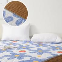 WTEMPO Retro Cooling Pads for All Seasons Foldable Double-sided Mattress Printed Home Bedroom Cooling Mat Soft Cushions for Student Dormitories 90*200cm dramblio kaulas
