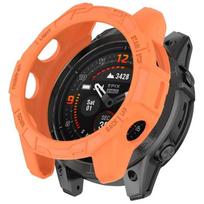 TPU Minkštas Silikoninis Dėklas Garmin Epix Pro (2 gen) 51MM 47MM 42MM Fenix 7S 7 7X Pro Apsauginis Dangtelis Korpusas Laikrodžio Dirželis For Fenix 7S oranžinė