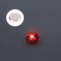 1 vnt. LED magnetrono šviesos modeliavimo LED ryškios belaidės lempos žaislai Modelis Magnetinio indukcijos valdymo jungiklis Šviesos + Baterija raudona