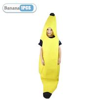 Banano kostiumas suaugusiems ir vaikams Juokingas Kalėdų vakarėlio aprėžalas Pasirodymui Cosplay Persirengimas Vakarienės Šventės Renginiui Kid yellow