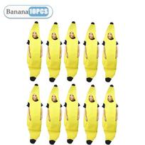 Banano kostiumas suaugusiems ir vaikams Juokingas Kalėdų vakarėlio aprėžalas Pasirodymui Cosplay Persirengimas Vakarienės Šventės Renginiui Kid