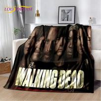 The Walking Dead Siaubo minkštas pliušinis pledas, flanelinis pledas metamas pledas svetainei miegamajam lovai sofai piknikui uždangalas Bettdecke 30x40in
