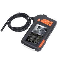 4.5in Industrial Endoscope Digital Display Waterproof Photo Record 1080P 8mm Lens Endoscope Inspection Camera 2m   6.6ft black