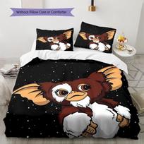 Gizmo Gremlins rašto patalynė, Antklodžių komplektas, Antklodės užvalkalas, Pagalvės užvalkalas, Namų gimtadienio dovana (1 * antklodės užvalkalas + 2 * pagalvės užvalkalai, be šerdies) 135x200cm white