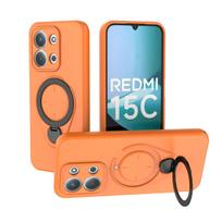 360° besisukantis magnetinis stovas telefono dėklas, skirtas Redmi 15C 4G 5G Redmi 15 Note 15, belaidžio įkrovimo šarvuotas, smūgiams atsparus apsauginis dangtelis Redmi 15 5G (169mm)