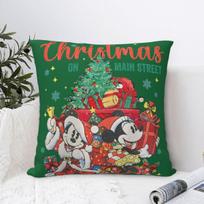 Mickey And Friends Kalėdinė pagalvės užvalkalo spausdinimo užvalkalas Pagalvės užvalkalas Dovana Donaldas Antis Plutonas Dekoratyvinės pagalvės užvalkalas Lovos kvadratas 45*45cm 30cmx30cm