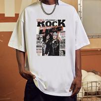 Roko grupė Guns N Roses Axl Rose Slash Grafinis Marškinėlis Vyrams Moterims Hip Hop vintage gatvės stilius Unisex Medvilniniai trumpomis rankovėmis Marškinėliai 3XL black