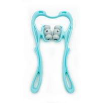 Deep Tissue Neck Massager 360 Degree Roller For Neck Shoulder Waist Leg Foot Pain Relief Handheld Relaxer Tool mėlyna