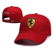 Ferrari logotipas Siuvinėta Automobilinė Beisbolo Kepurė Pavasaris ir Ruduo Lauko Sportas Universali Reguliuojama Laisvalaikio Kepurės Kepurė nuo Saulės red