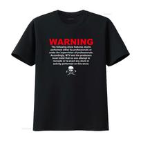 Jackass filmas Reklaminis įspėjimas Kaukolė su sukryžiuotais ramentais Marškinėliai vintage Išskalbti dizainerio drabužiai Kvėpuojantis vyriškas grafinis S black