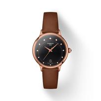 Tissot Old Watches Leather Strap black Dial Men's Fashion Watch T133.210.36.056.00 juoda