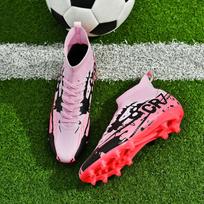 Nauji CR7 Aukštakulniai Futbolo Batai Dirbtinės Žolės Oda Unisex Jaunimo Studentų Treniruočių Sportiniai Batai Vyrams Ir Moterims 39