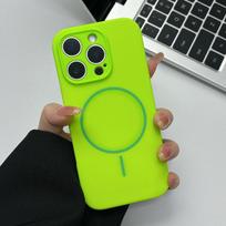 Originalus skysto silikono minkštas magnetinis dėklas, skirtas iPhone 16 15 14 Plus 13 12 Pro Max, su apsauga kamerai, belaidžio įkrovimo, paprastas dangtelis For iPhone 13
