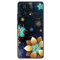 Phone Case For Poco X6 Pro 5G Cases Soft Silicone Cover For Xiaomi PocoX6 Pro X6Pro Fashion Case Poco X6 PRO Protector Shells Poco X6 Pro blue