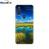 Mobile Phone Bag Case For Moto One Action Case Soft TPU Silicone Back Cover For Motorola Moto One Vision OneAction Cases Shell Moto One