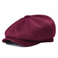 BOTVELA Newsboy kepuraitė Vyriška balta tvilo medvilninė kepurė Moteriškos kepuraitės-baker boy Retro didelis galvos apdangalas Didelė kepurė Cabbie obuoliuko beretė Vairuotojo 61cm bordinė