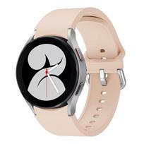 Dirželis Samsung Galaxy Watch 7/6/5/4 44mm 40mm 5 Pro 45mm Silikoninė apyrankė Samsung Watch 4/6 Classic 46mm 42mm 47mm 43mm Galaxy 6 44mm 40mm šviesiai ruda spalva
