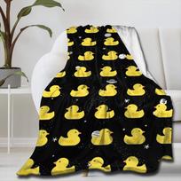 Mielas ančiukas vilnos pledas Minkštas jaukus užtiesalas sofai lovai Unisex vaikams suaugusiems Dydis x coliai 80x120cm(31x47inch)