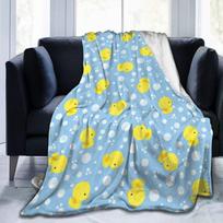 Mielas ančiukas vilnos pledas Minkštas jaukus užtiesalas sofai lovai Unisex vaikams suaugusiems Dydis x coliai 80x120cm(31x47inch)